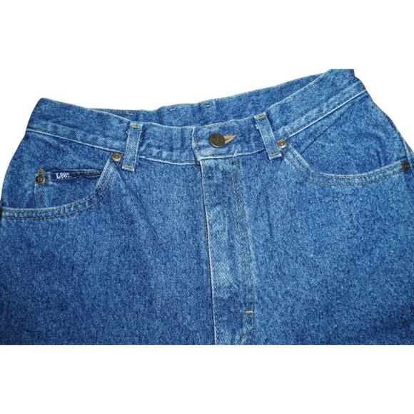 Vintage Lee High Rise Tapered Leg Jeans – Size 12 Medium – Made in USA – 100% - Picture 3 of 14